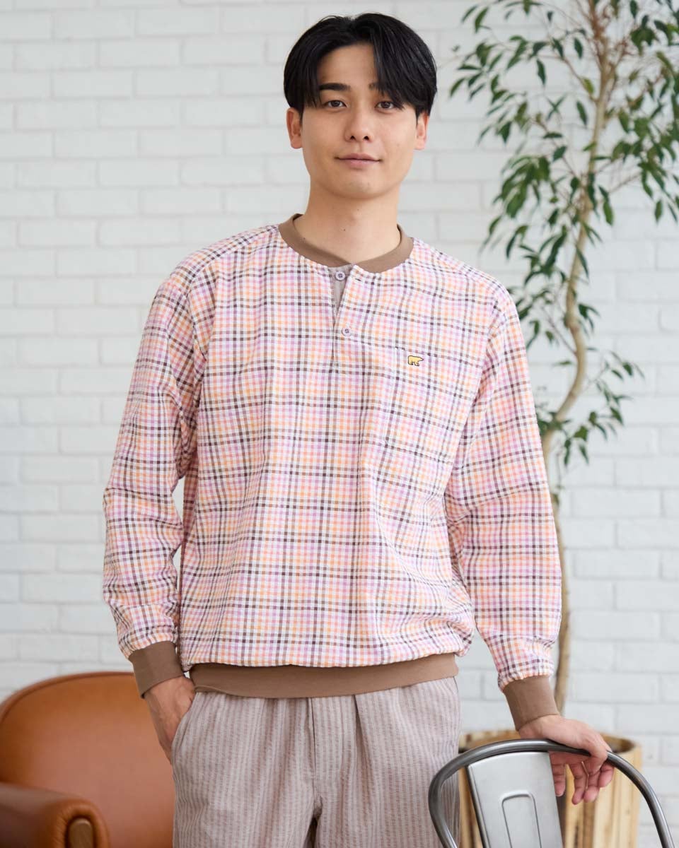 Golden Bear　ゴールデンベア　Home Wearサッカーチェック柄パジャマ