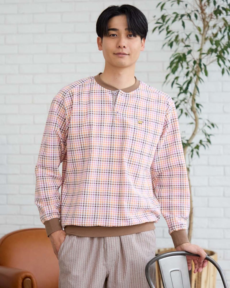 Golden Bear　ゴールデンベア　Home Wearサッカーチェック柄パジャマ