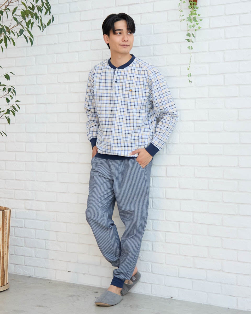 Golden Bear　ゴールデンベア　Home Wearサッカーチェック柄パジャマ