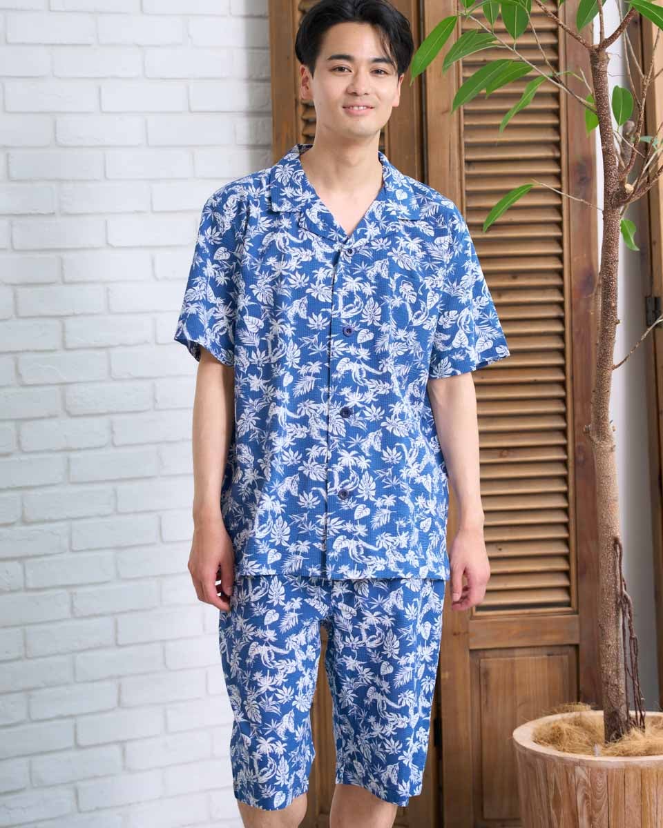 Golden Bear　ゴールデンベア　Home Wearリップルプリントパジャマ