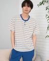 Golden Bear　ゴールデンベア　Home Wear鹿の子ボーダーパジャマ