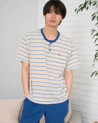 Golden Bear　ゴールデンベア　Home Wear鹿の子ボーダーパジャマ