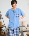 Golden Bear　ゴールデンベア　Home Wearヘンリー切り替えパジャマ