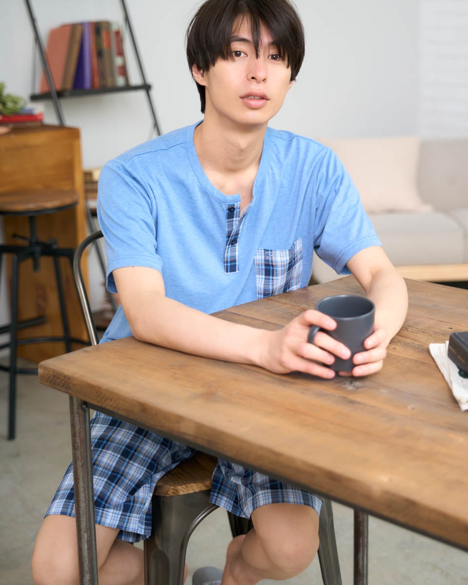 Home Wearヘンリー切り替えパジャマ | ゴールデンベアストア