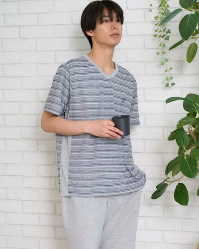 Golden Bear　ゴールデンベア　Home Wearボーダー切り替えパジャマ