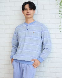 Golden Bear　ゴールデンベア　Home Wear強撚ボーダーパジャマ