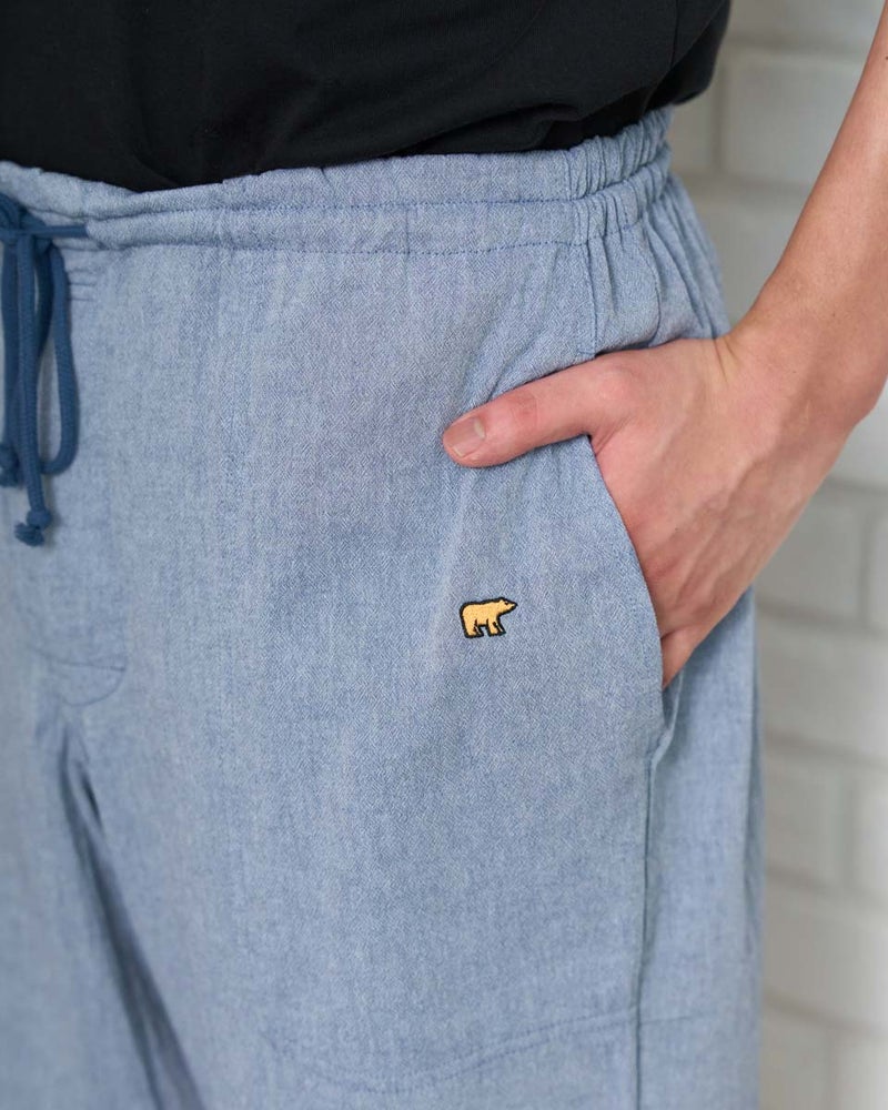Golden Bear　ゴールデンベア　強撚七分丈単品パンツ