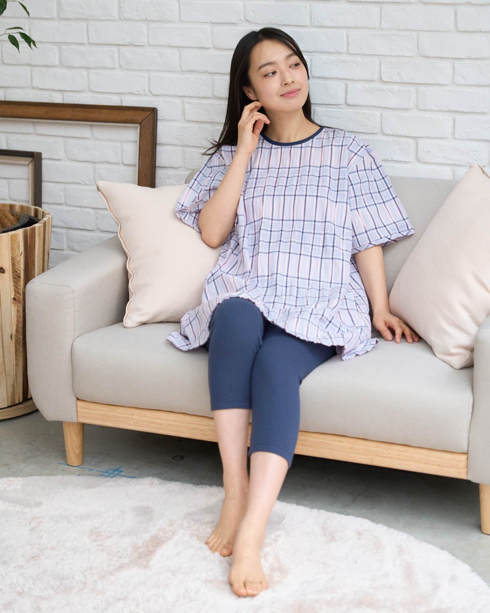 Home Wearチュニック＆ハーフレギンスパジャマ | ゴールデンベアストア