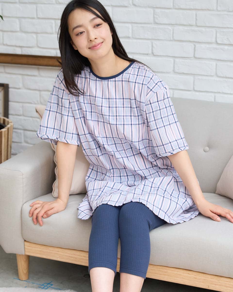 Home Wearチュニック＆ハーフレギンスパジャマ | ゴールデンベアストア