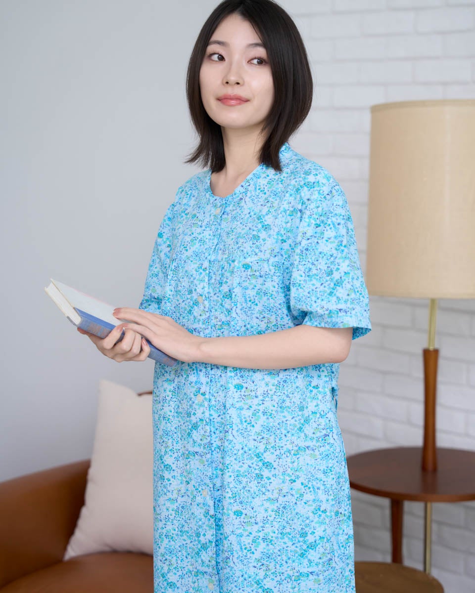 Home Wearフラワープリントワンピース | ゴールデンベアストア