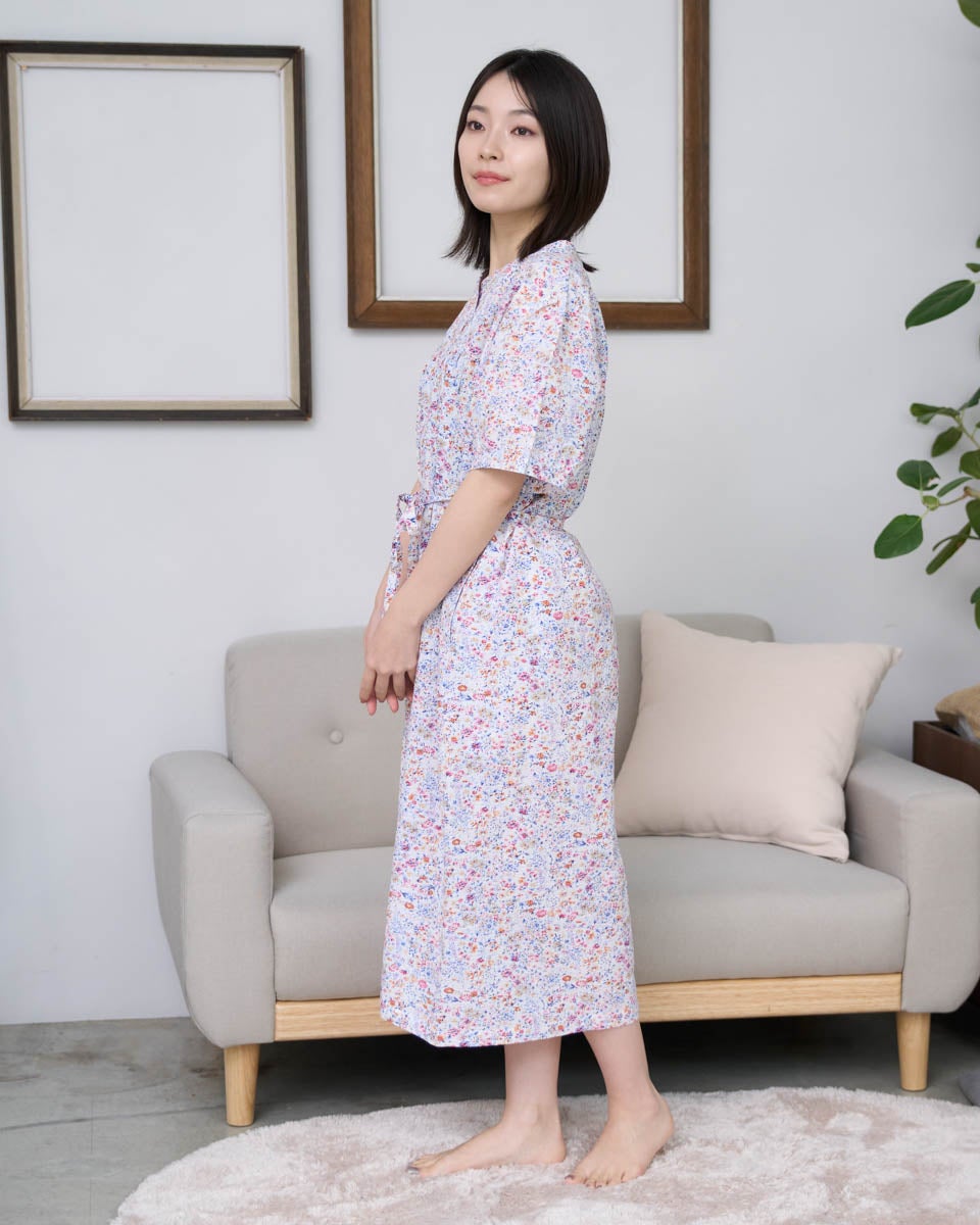 Home Wearフラワープリントワンピース | ゴールデンベアストア