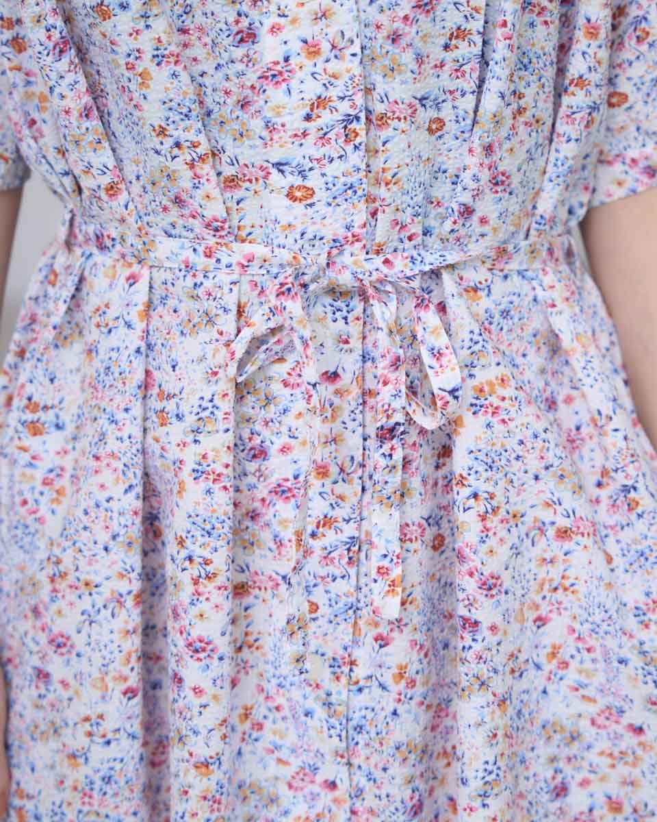 Home Wearフラワープリントワンピース | ゴールデンベアストア