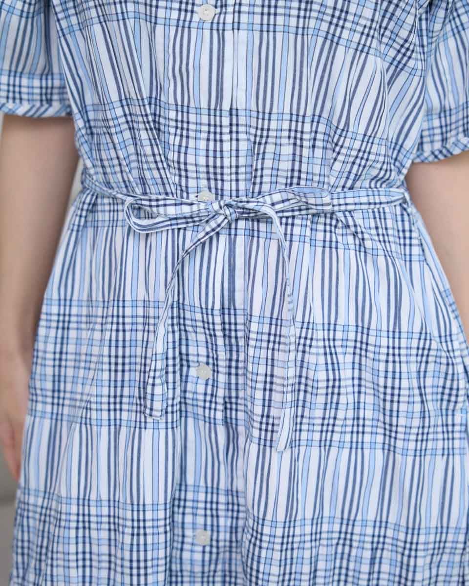 Home Wearチェックシャーリングワンピース | ゴールデンベアストア