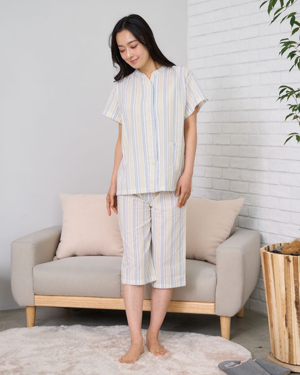 Home Wearサッカーストライプパジャマ | ゴールデンベアストア