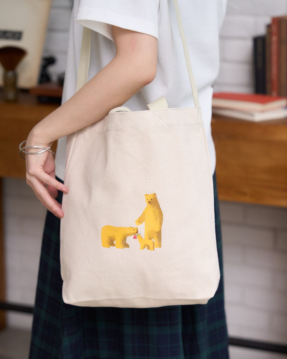 Golden Bearとーとばっぐトートバッグ Golden Bearプリントトートバッグ/木内 達朗コラボレーション