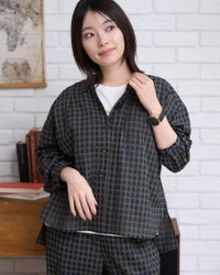 GoldenBear ゴールデンベア 麻混チュニックシャツ