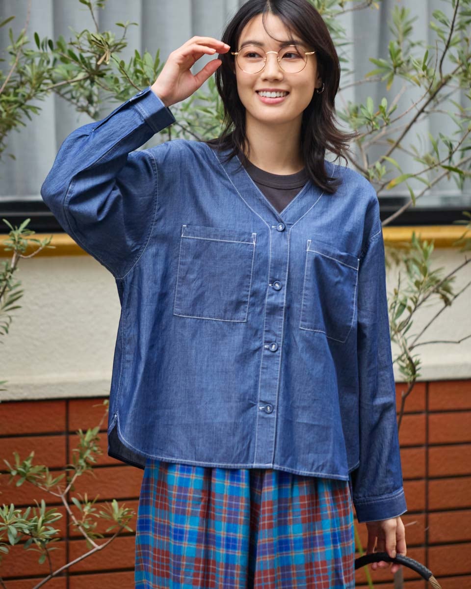 GoldenBear ゴールデンベア オーガニックコットンデニムシャツ