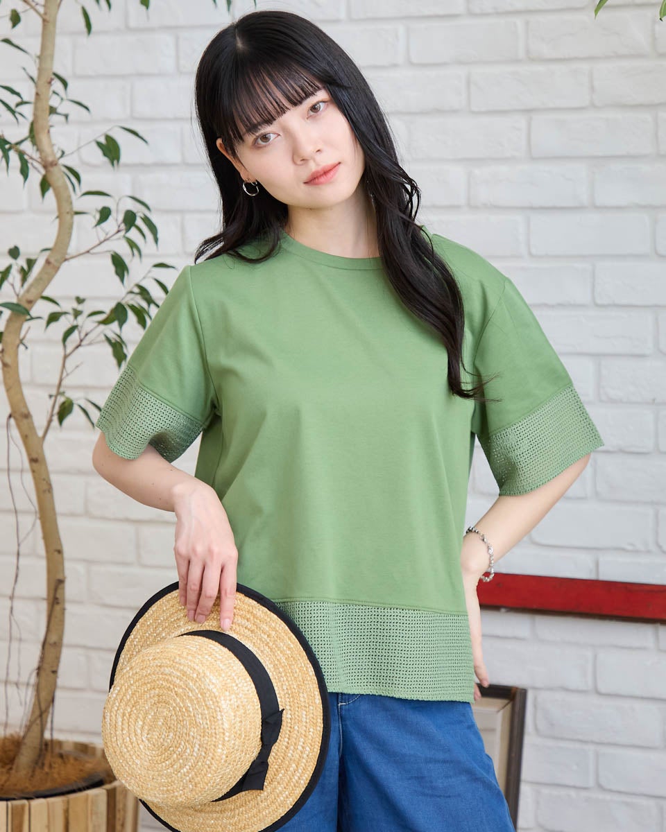 とりページ Golden Bear吸水速乾メッシュ切替Tシャツ | ゴールデンベアストア
