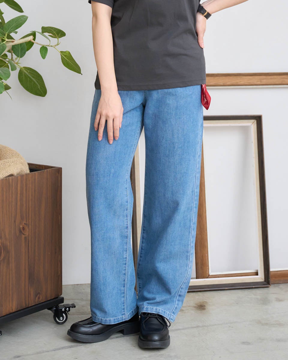 K.growth 新品 デニムロングベスト ネイビー マチャット myine ジーンズメイト公式オンラインショップ | ファッション通販