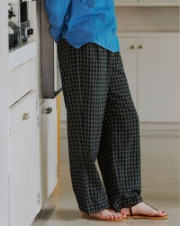 GoldenBear ゴールデンベア 麻混ストレートパンツ