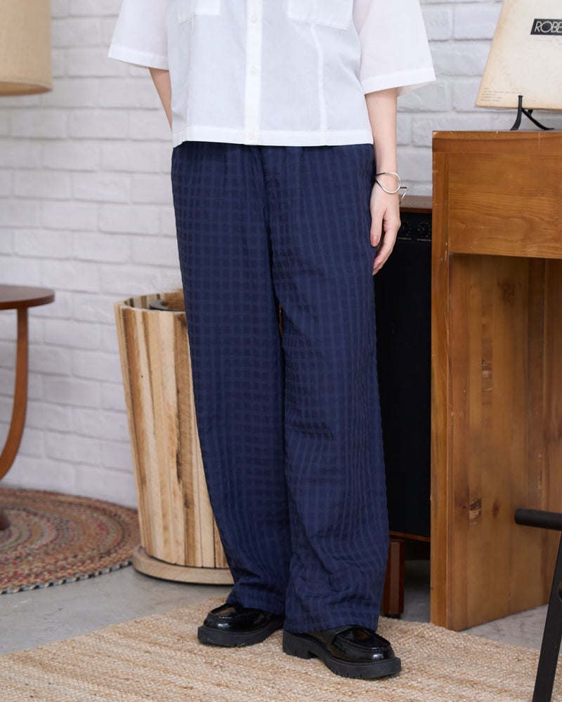 GoldenBear ゴールデンベア 麻混ストレートパンツ