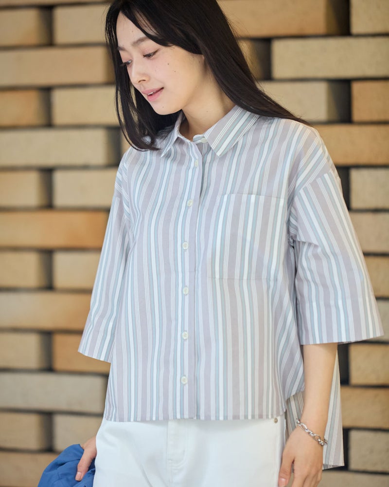 GoldenBear ゴールデンベア ストライプシャツ