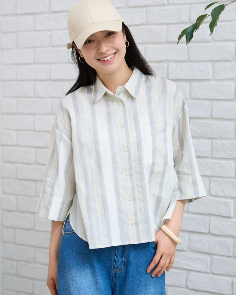 GoldenBear ゴールデンベア ストライプシャツ