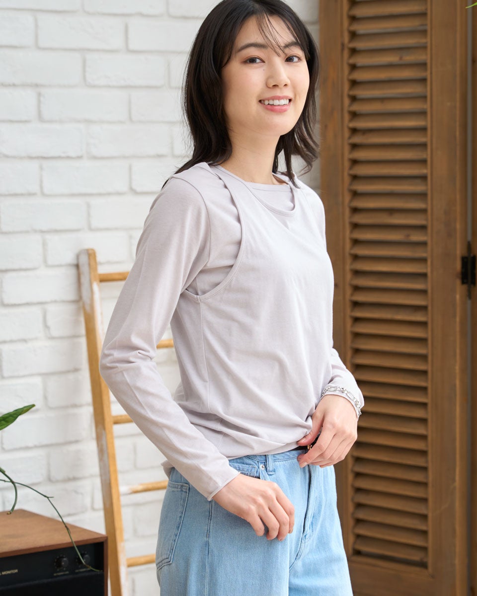 GoldenBear ゴールデンベア レイヤードカットソー