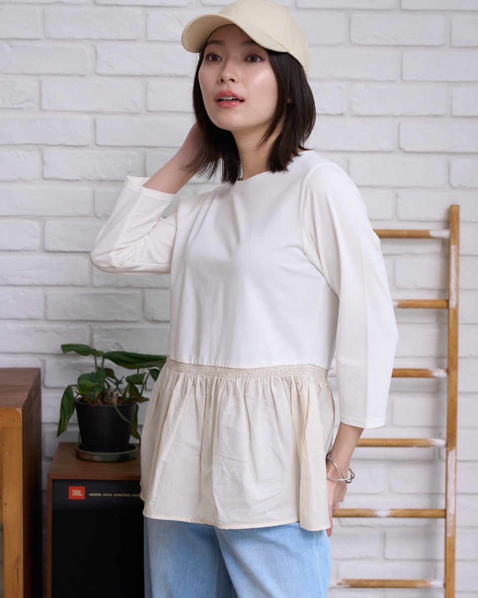 GoldenBear ゴールデンベア 裾バルーンカットソー