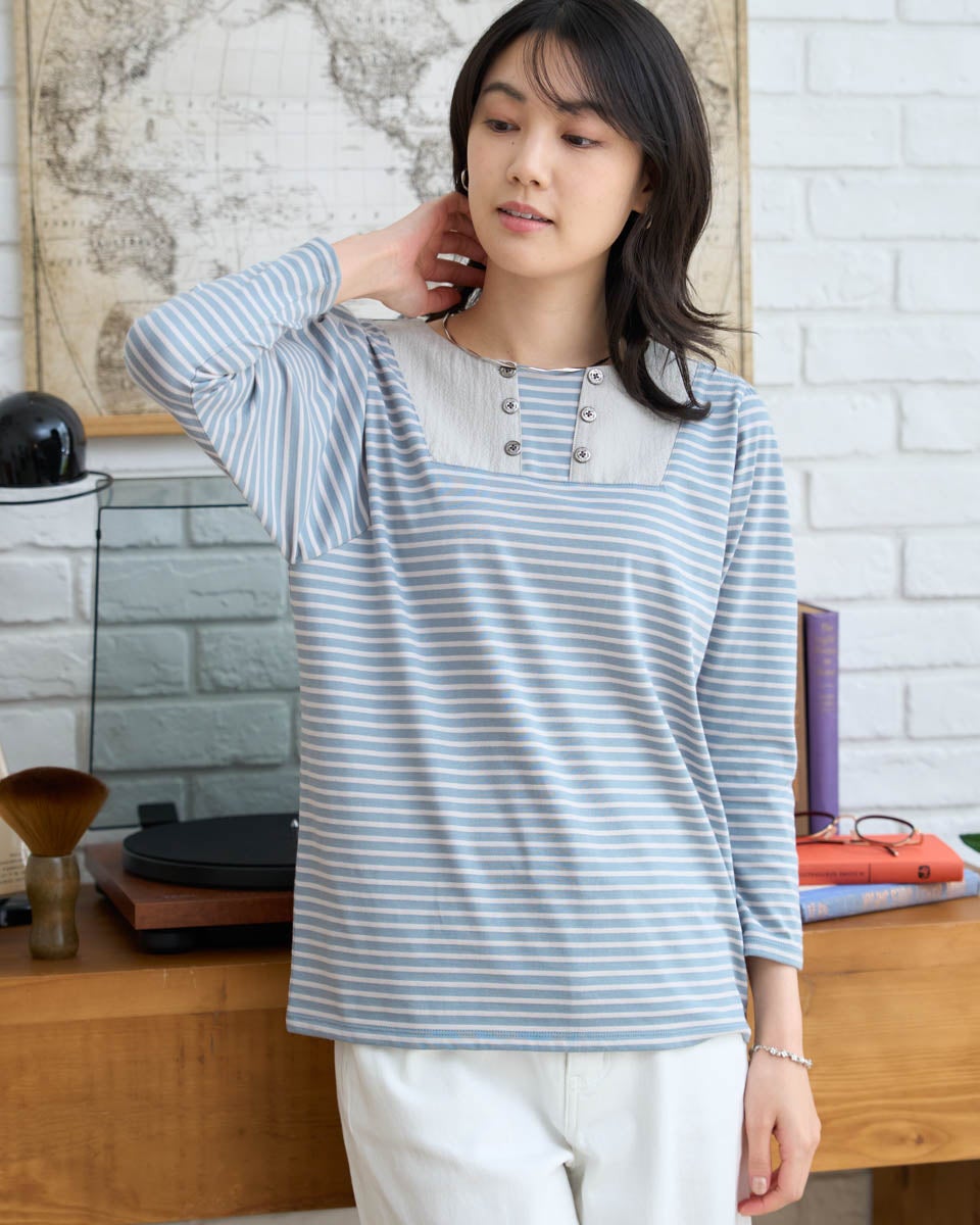 GoldenBear ゴールデンベア マリンボーダーカットソー