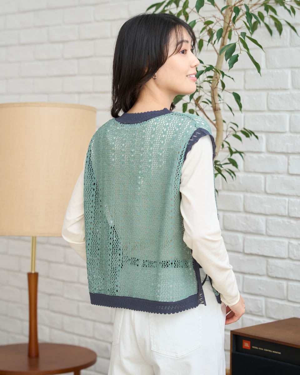 White Labelニットベスト | ゴールデンベアストア