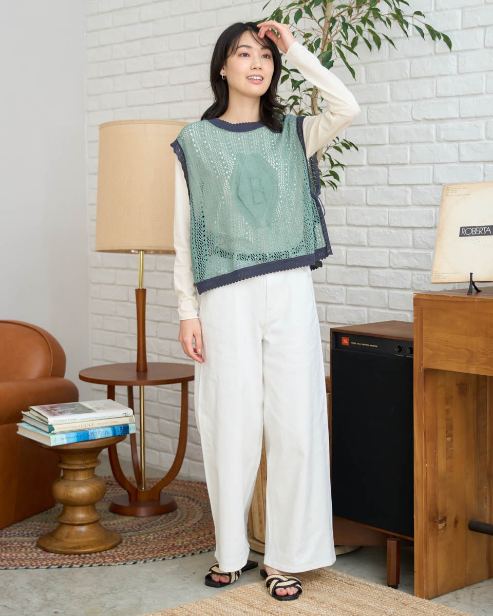 White Labelニットベスト | ゴールデンベアストア
