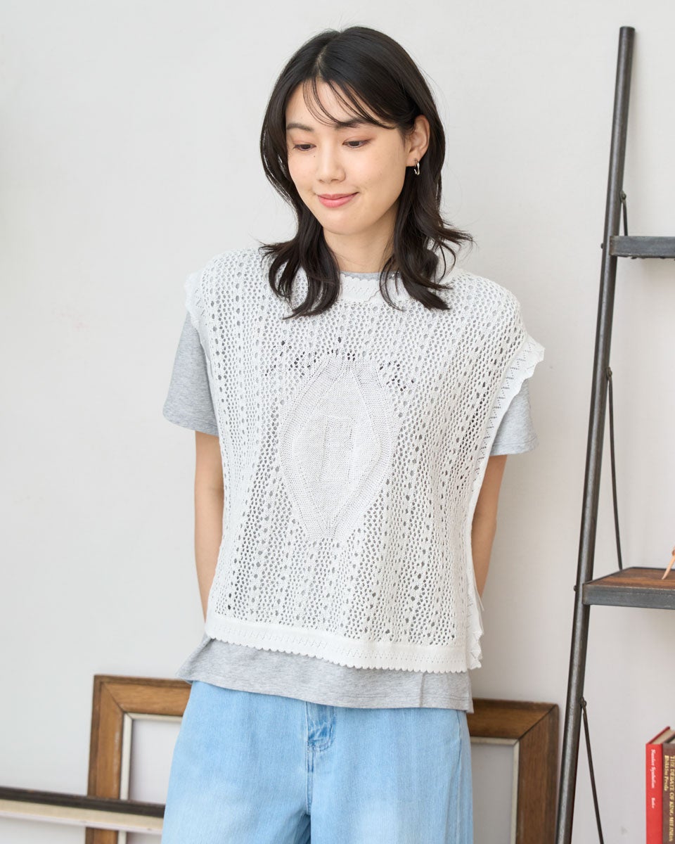 White Labelニットベスト | ゴールデンベアストア