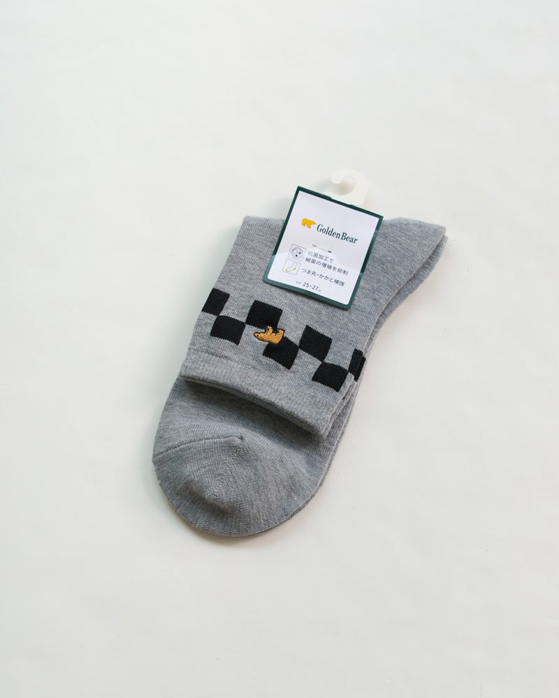 Golden Bear　ゴールデンベア　ブロックアンクルソックス