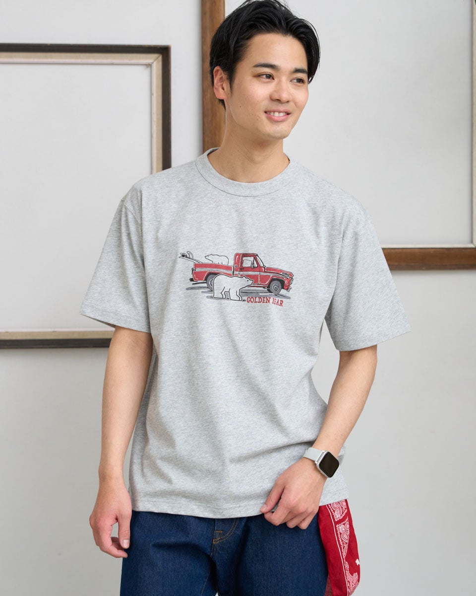 Golden BearGB天竺ベアグラフィックTシャツ | ゴールデンベアストア