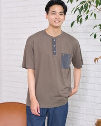 Golden Bear　ゴールデンベア　冷感ヘンリーネックTシャツ