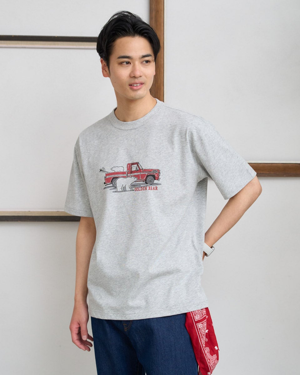 King SizeGB天竺ベアグラフィックTシャツ | ゴールデンベアストア