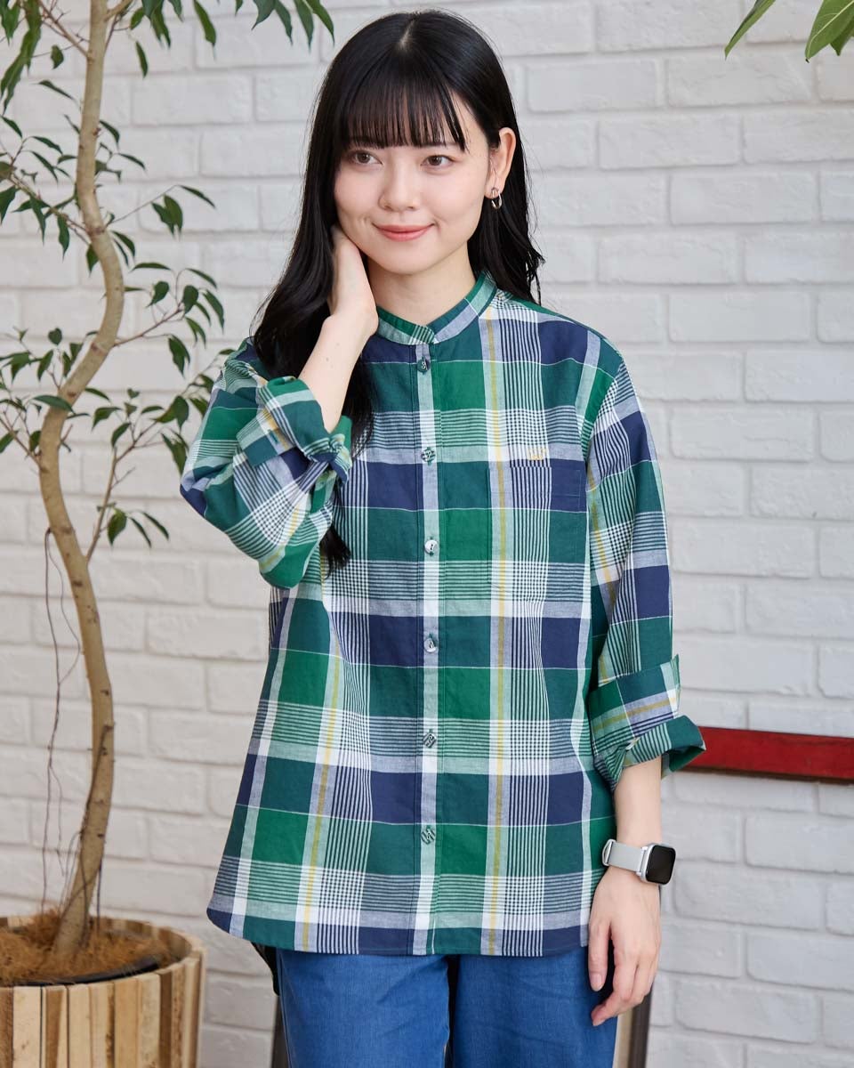 GoldenBear ゴールデンベア 冷感チェックシャツ