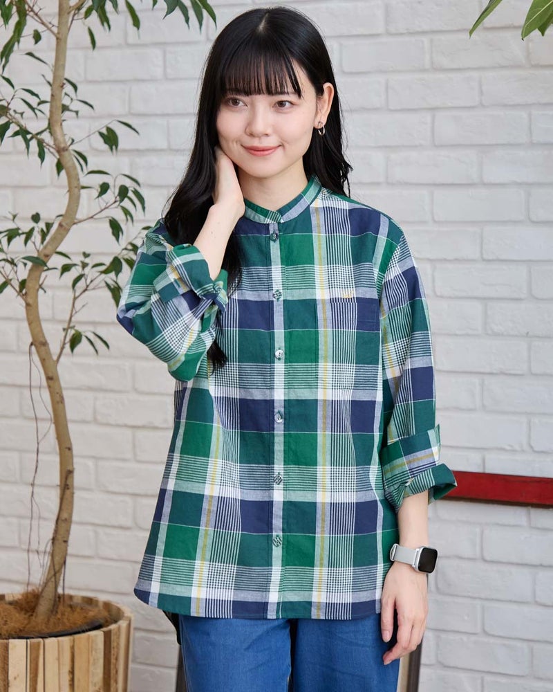 GoldenBear ゴールデンベア 冷感チェックシャツ