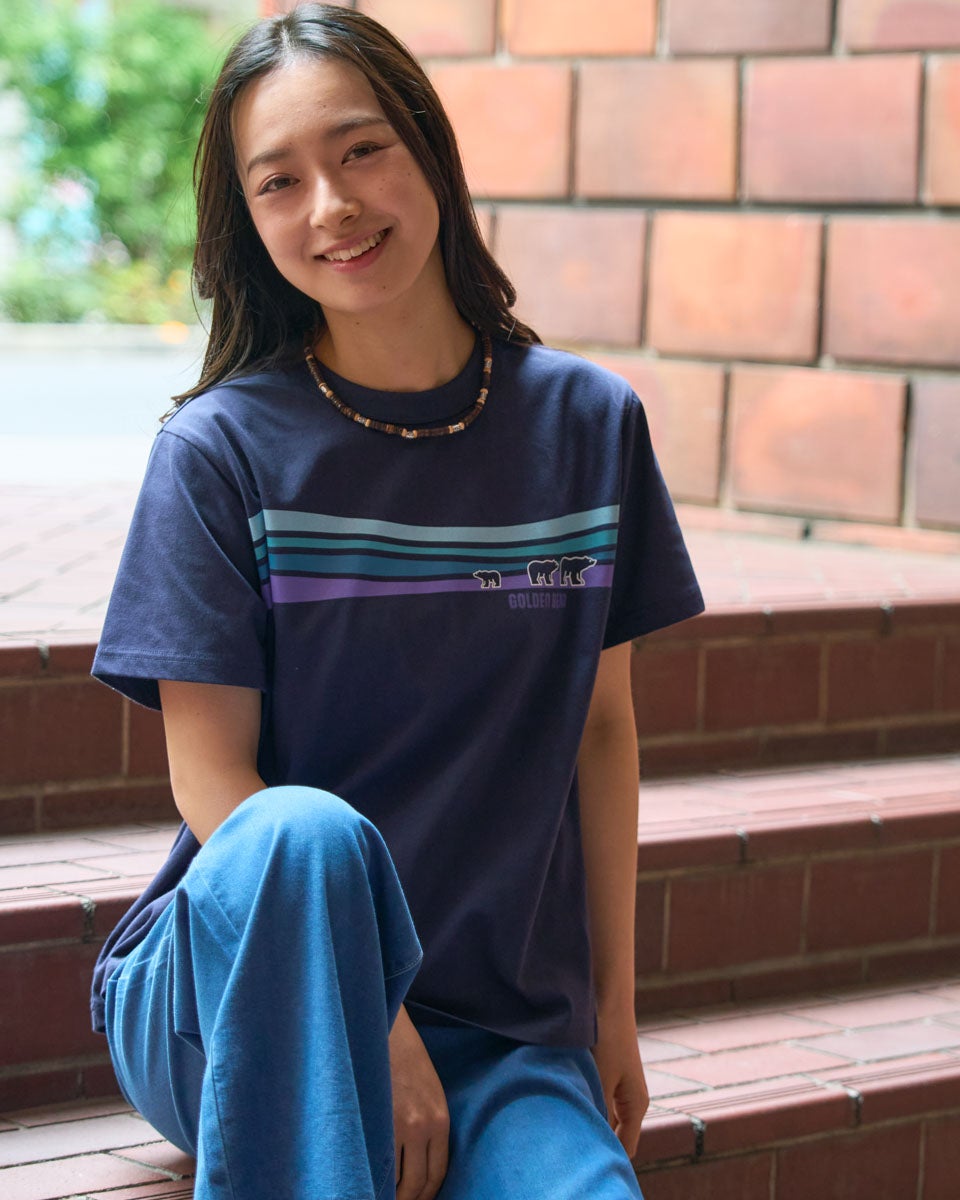 GoldenBear ゴールデンベア GB天竺グラフィックTシャツ
