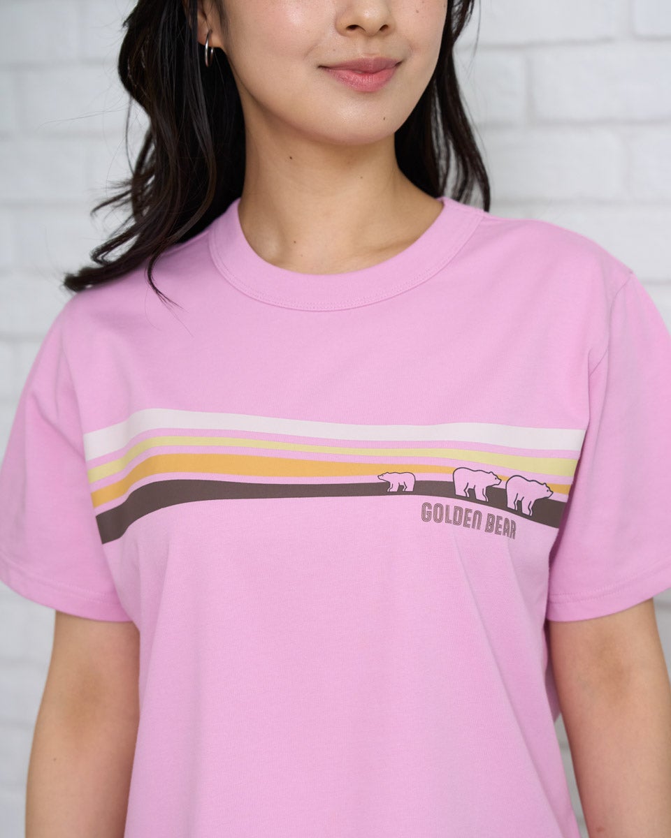 D&G カットソー　Tシャツ　サイズS ピンク Golden BearGB天竺グラフィックTシャツ | ゴールデンベアストア