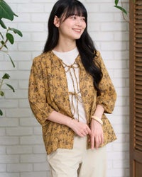 GoldenBear ゴールデンベア プリントリボンシャツ