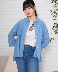 GoldenBear ゴールデンベア オーガニックコットンピンタックシャツ