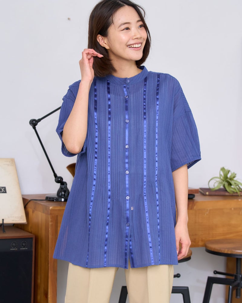 GoldenBear ゴールデンベア タックロングブラウス