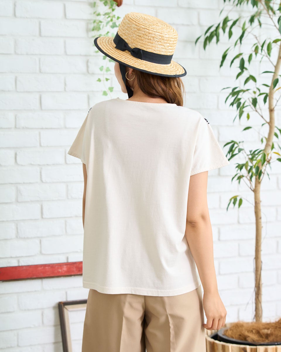 Golden Bearオーガニックコットン刺繍Tシャツ | ゴールデンベアストア