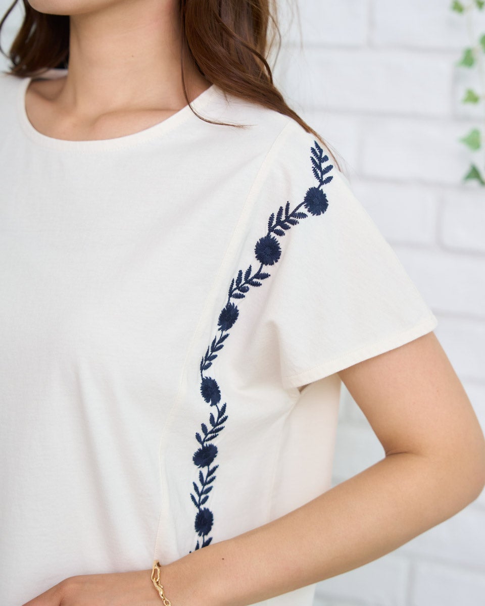 Golden Bearオーガニックコットン刺繍Tシャツ | ゴールデンベアストア