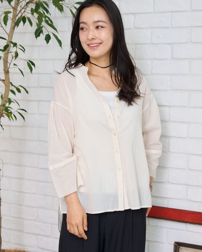 GoldenBear ゴールデンベア オーガニックコットン花柄シャツ