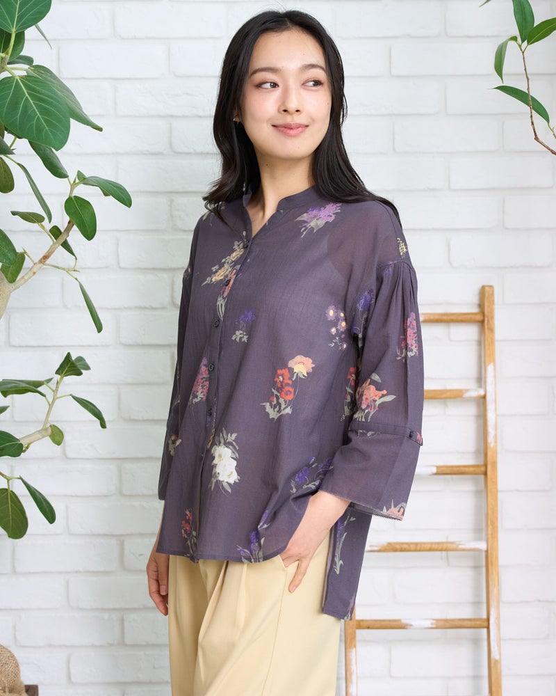 GoldenBear ゴールデンベア オーガニックコットン花柄シャツ