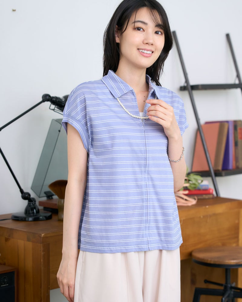 GoldenBear ゴールデンベア ZIPアップカットソー