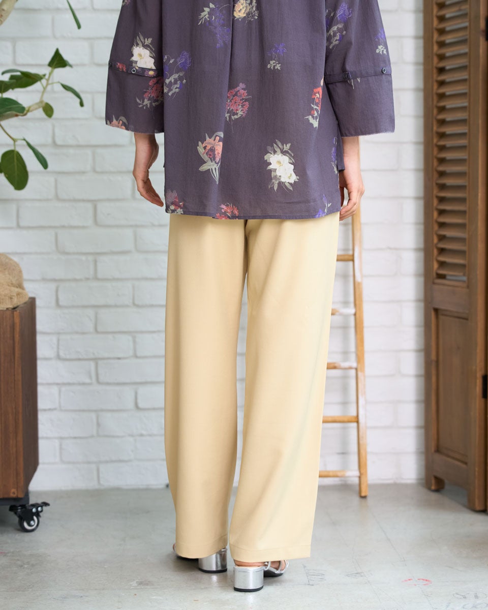 White Labelストレッチタックパンツ | ゴールデンベアストア